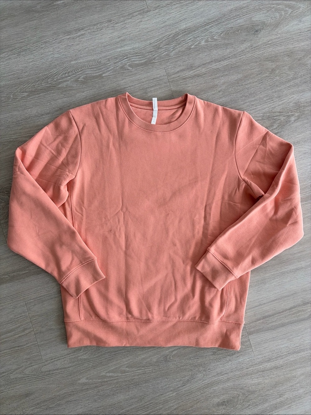 Original Favorites Peach Ultra Heavyweight Organic French Terry Crew L